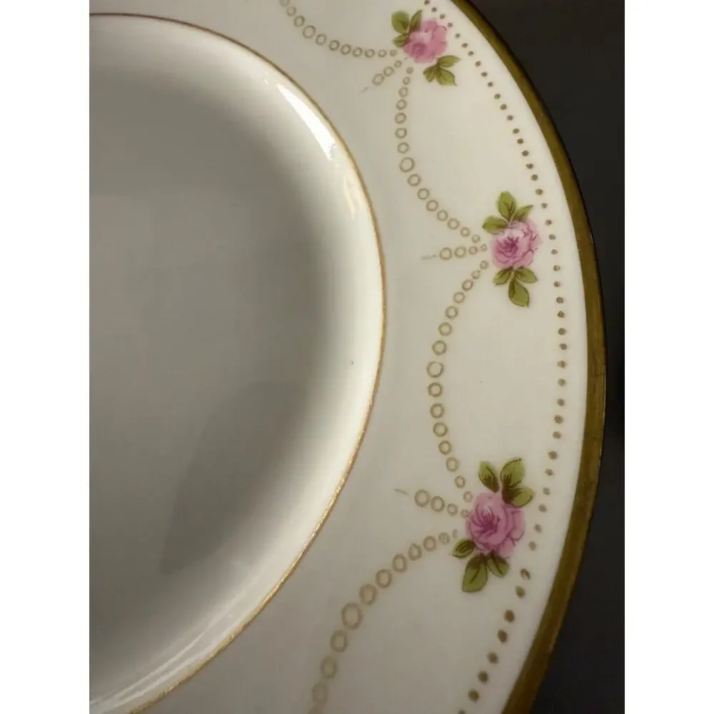 Lot of 5 Bread & Butter Plates BER126 BERNARDAUD Limoges China Porcelain 6 1/4